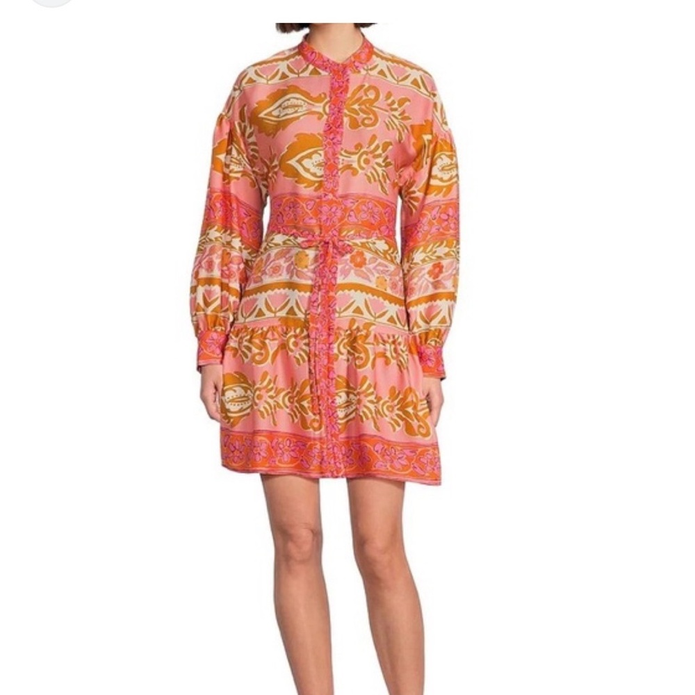 Vibrant Pink and Orange Floral Dress
ALEX MARIE  size 18